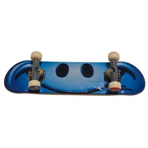 Tech Deck Fingerboard Skateboard Blue Smiley Smile Face World Industries 96mm